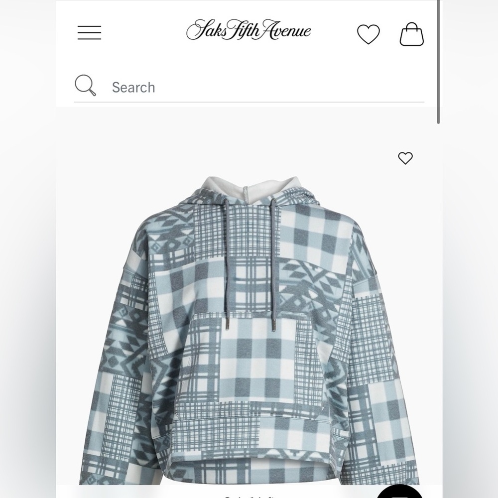 Stellae dux patterned hoodie